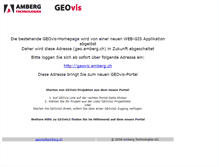 Tablet Screenshot of geo.amberg.ch